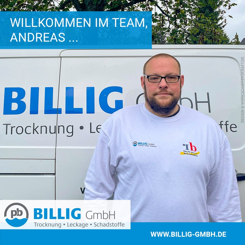 Willkommen im Team, Andreas ...